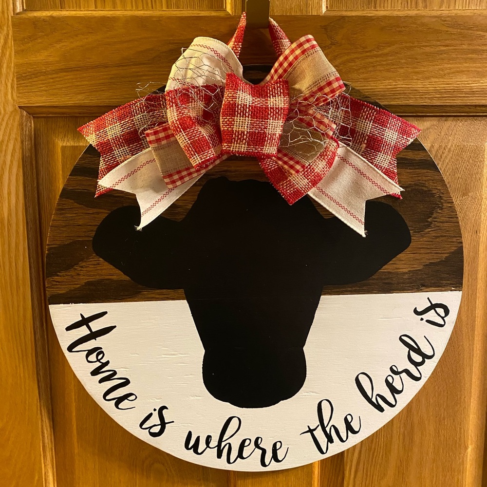 SALE! Home is where the herd is SIGN!‎